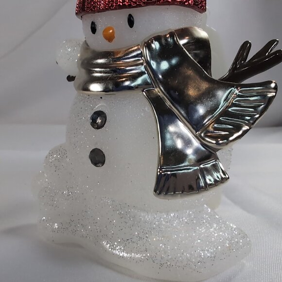 Bath & Body Works Wallflower Plug-In Snowman Glitter Snowball Red Hat Scarf - Picture 6 of 13